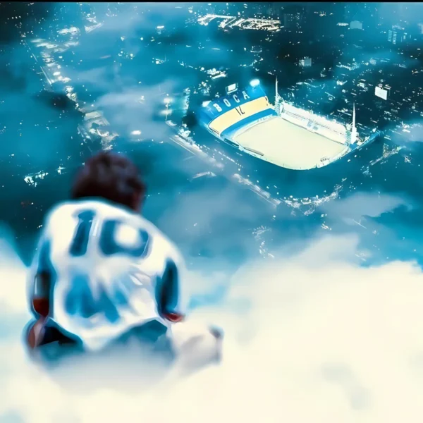 والپیپر مارادونا با طراحی هنری و کیفیت 4K