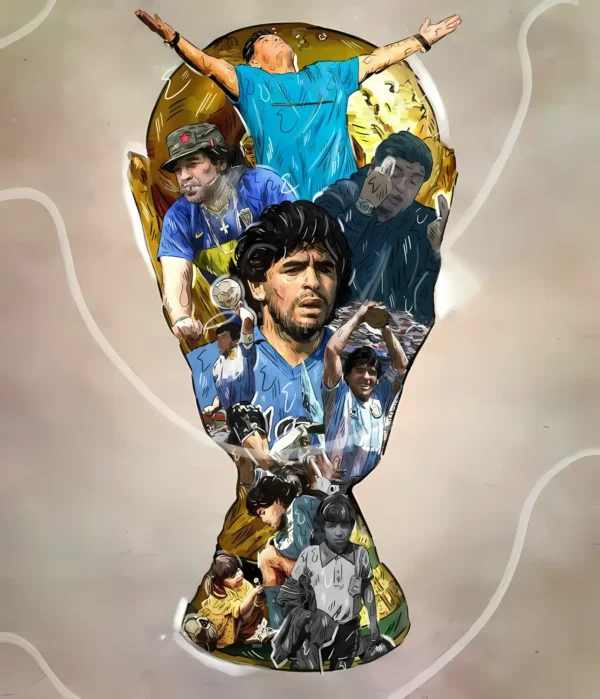 والپیپر مارادونا Maradona با کیفیت HD برای دانلود رایگان