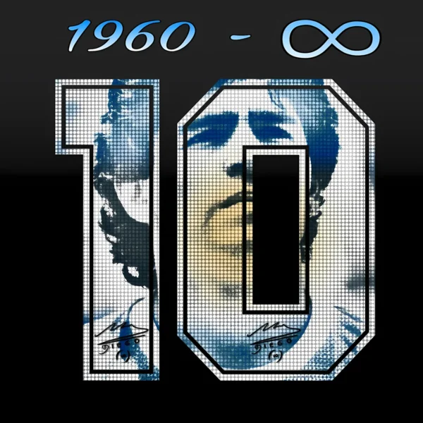 والپیپر مارادونا با طراحی هنری و کیفیت 4K